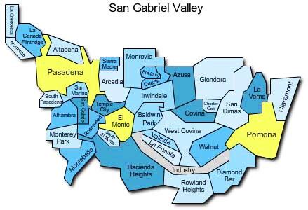 how many cities in san gabriel valley|A Brief History (and Geography) of the San Gabriel .